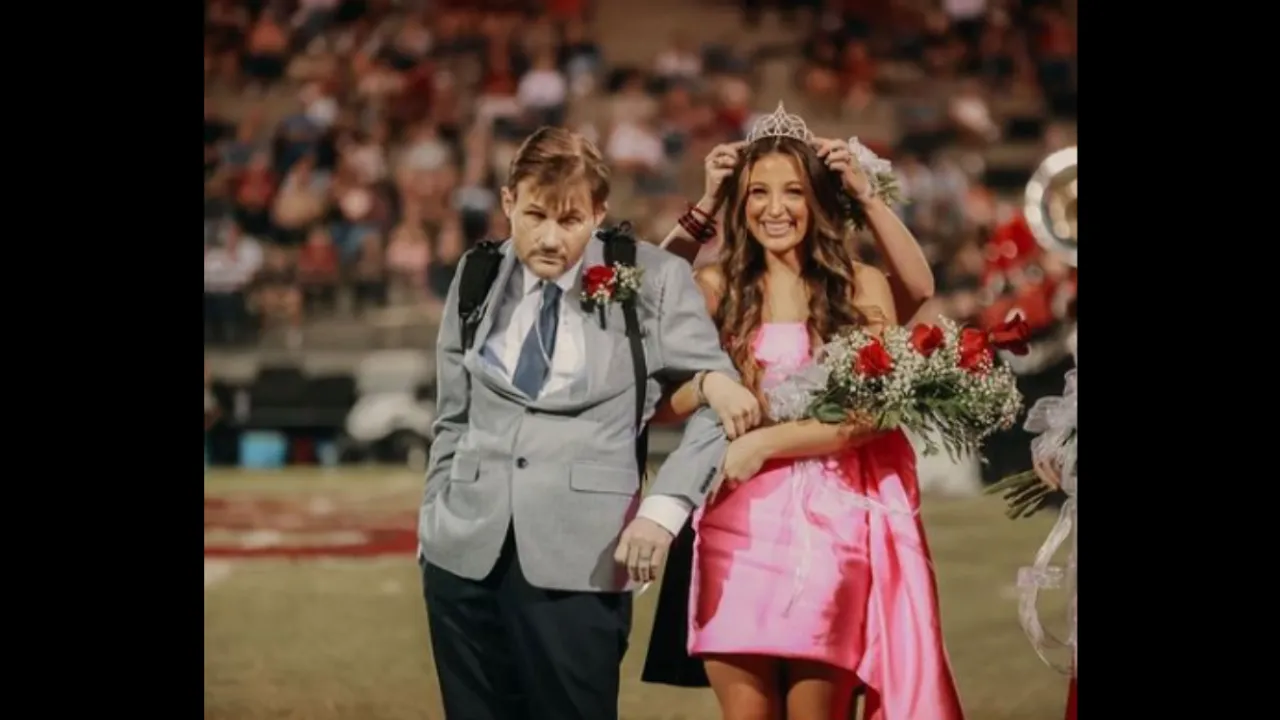 Watch: Dad Fighting Cancer Makes Daughter's Homecoming Dream Come True