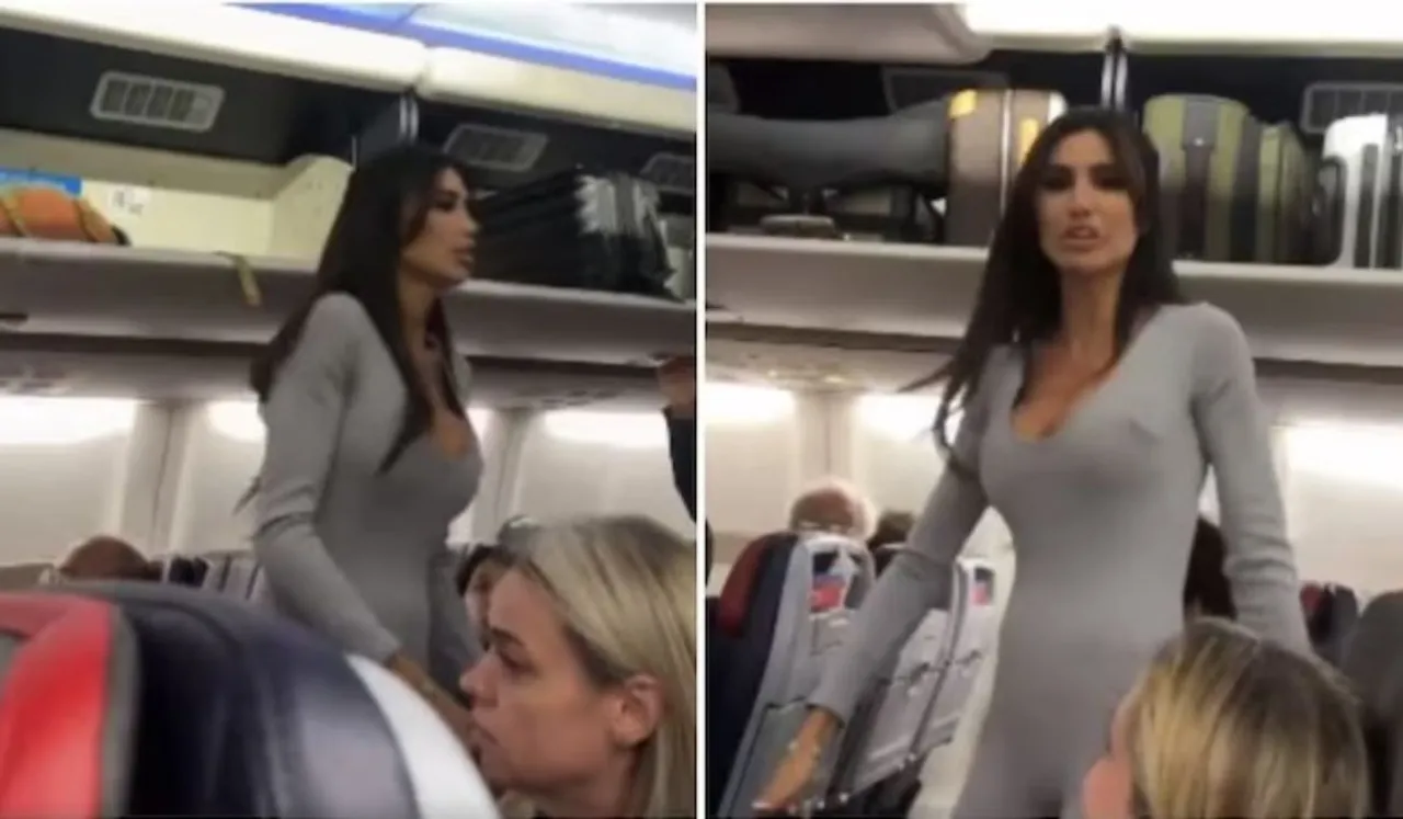 Unruly! "I'm Instagram Famous," Model Abuses Co-Passengers On Flight