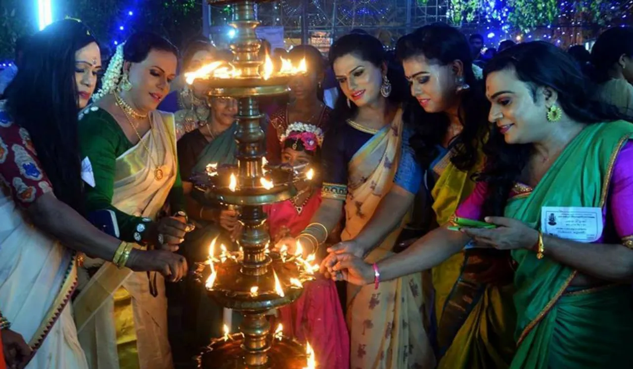 Why Do Men In Kerala Dress Up As Women For Unique Chamayavilakku Festival?