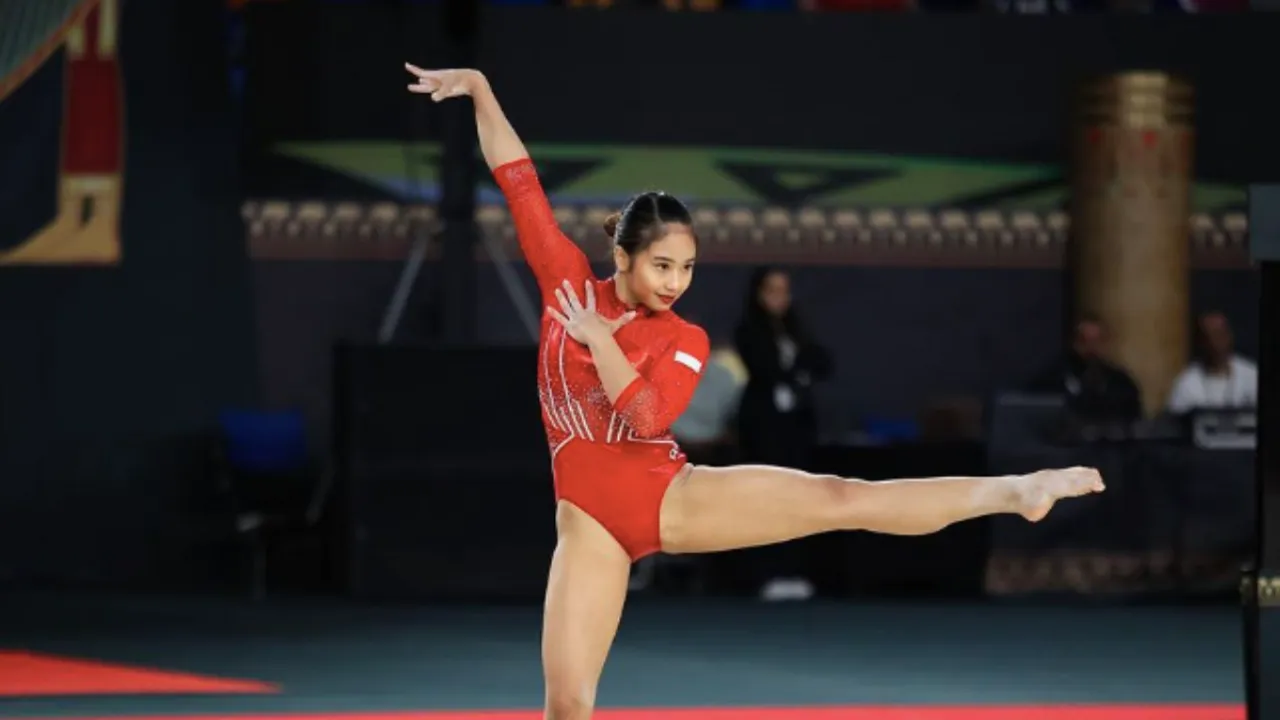 Indonesia’s First Olympic Gymnast Prepares for Paris