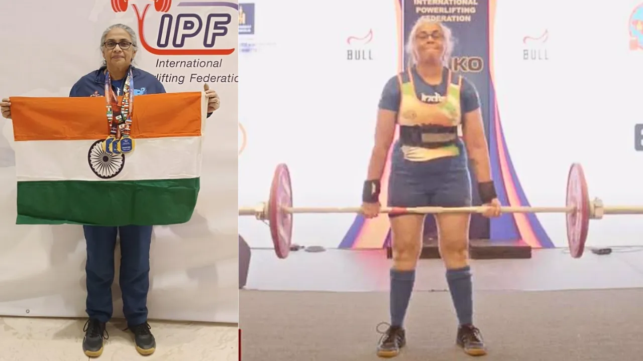 reeni tharakan 63 year old powerlifter