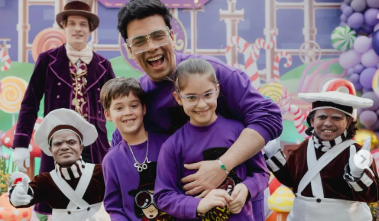 Karan Johar's Willy Wonka-Themed Party For Twins