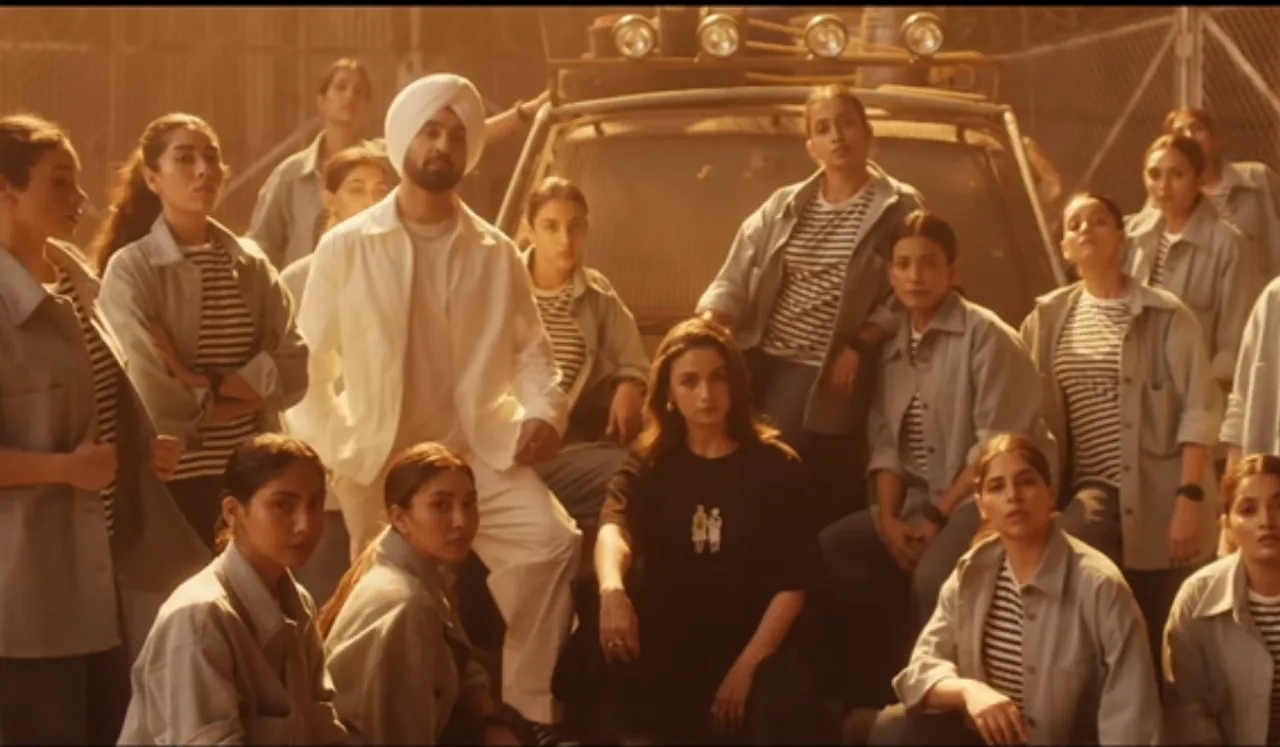 Alia Bhatt and Diljit Dosanjh