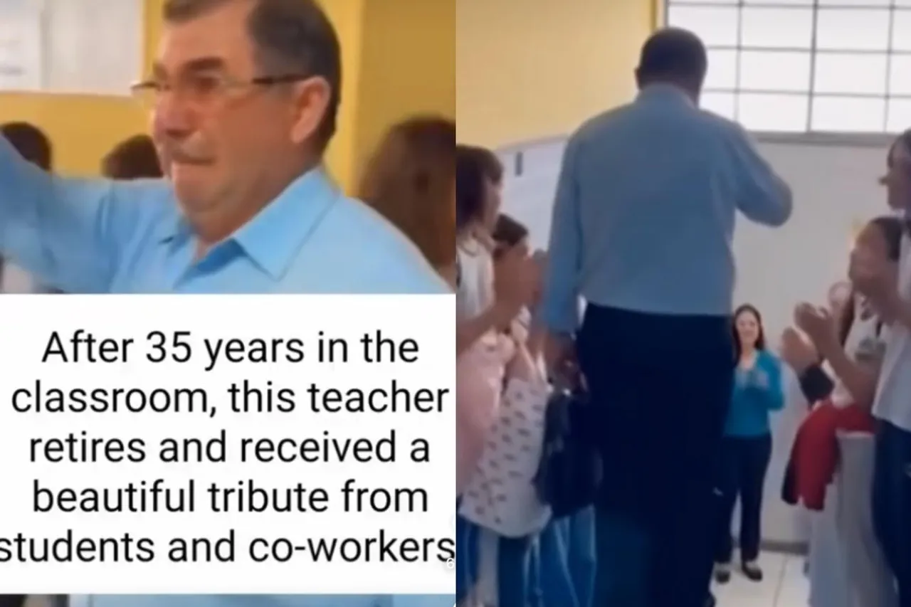 Brazil Teacher Given Tribute, credit: Good news movement