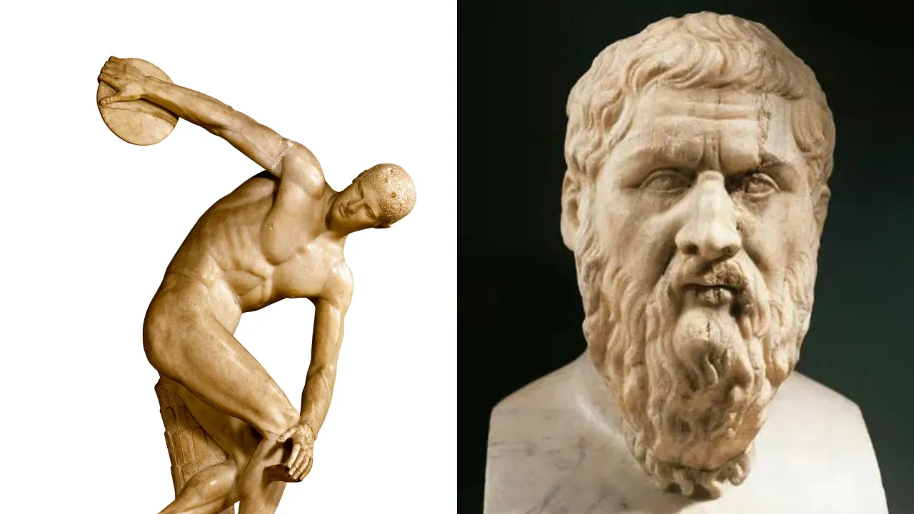 Nude Olympics and Plato by Britannica and National Geographic 