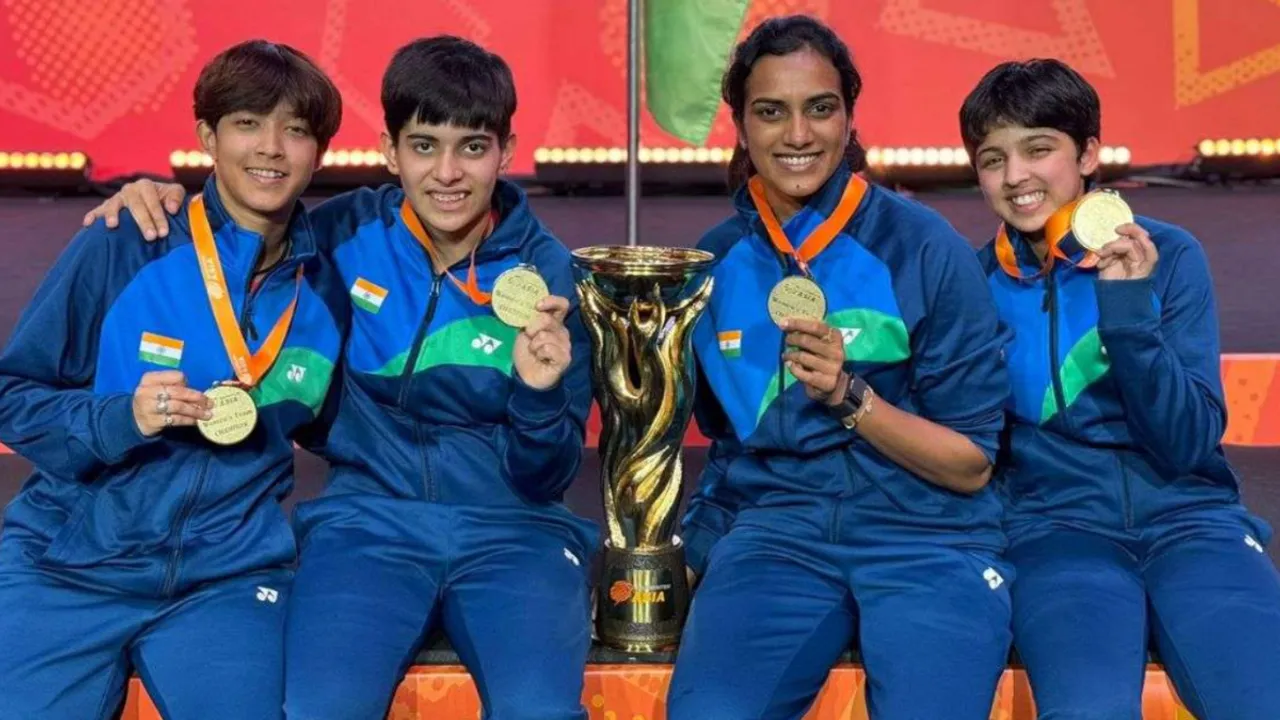 India women script history with Gold in Badminton Asia Team Championships 2024