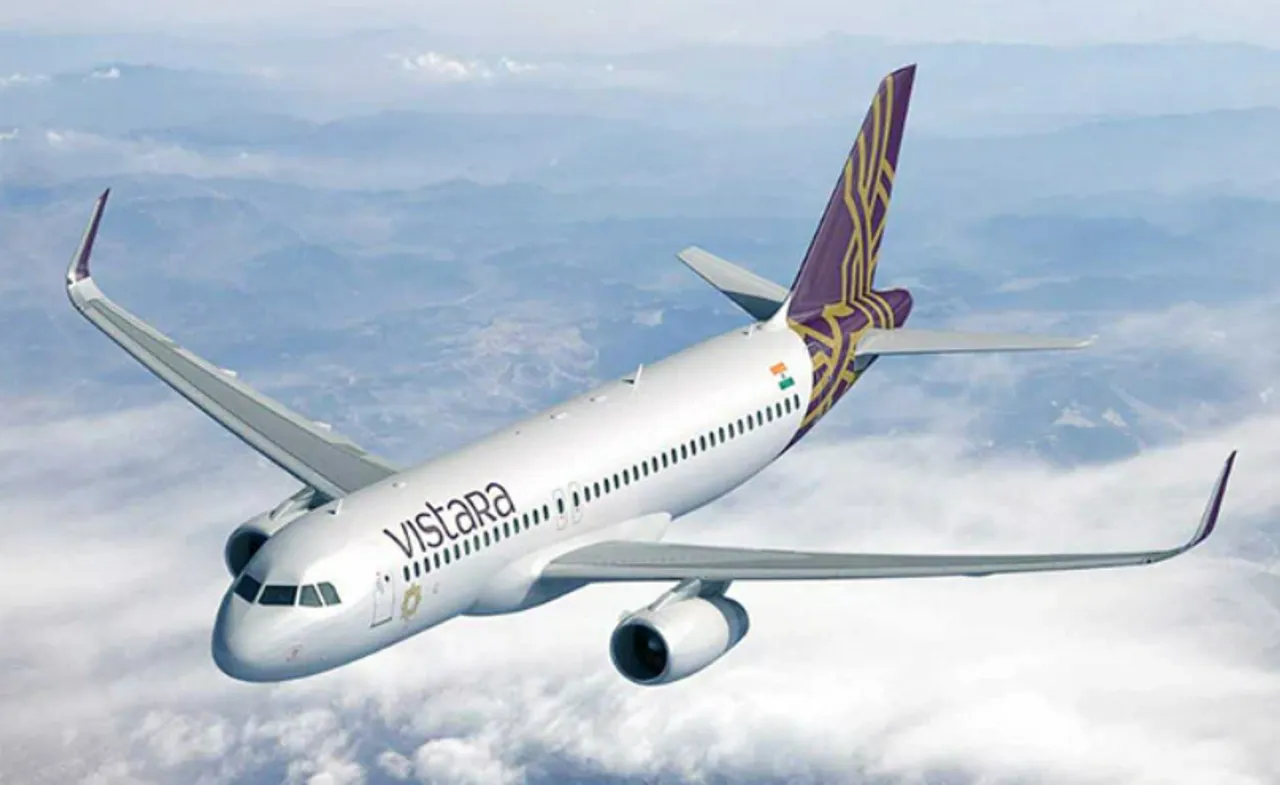 airplane vistara flying plane