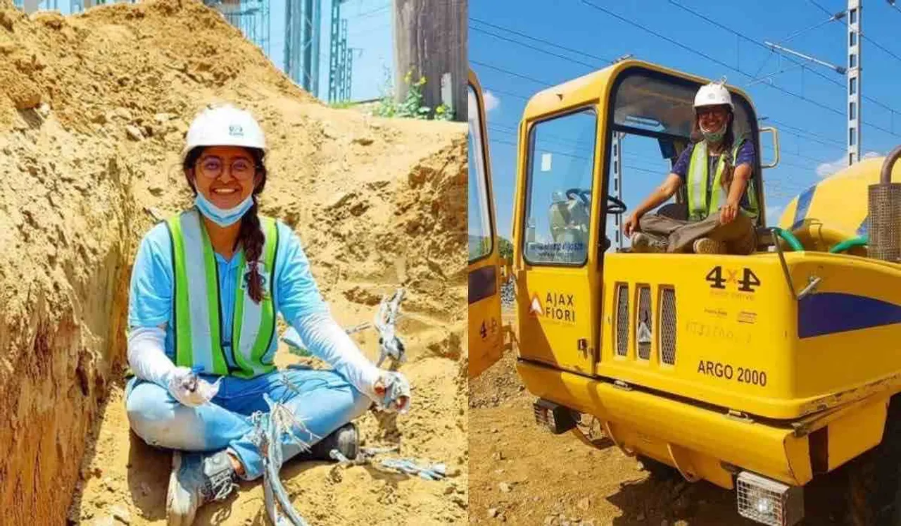 female construction engineer, kashish sharma