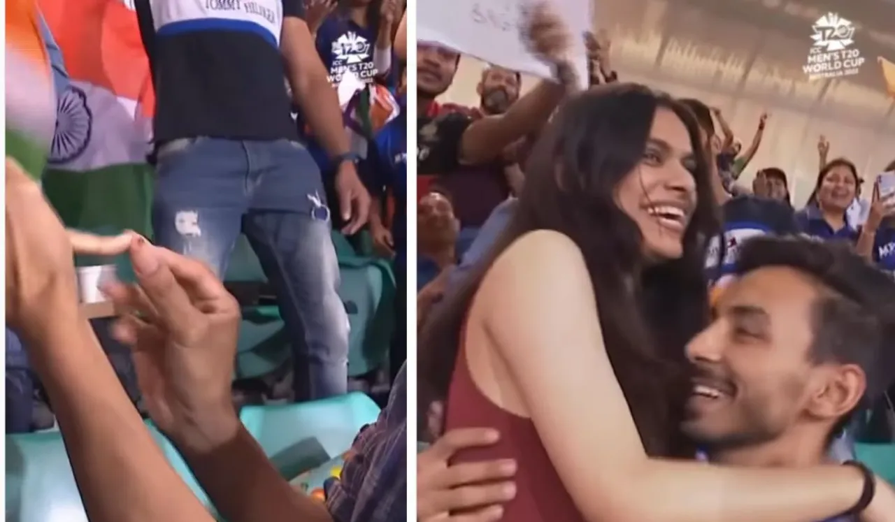 Viral Video: Man Proposes Girlfriend During India vs Netherlands T20 World Cup Match