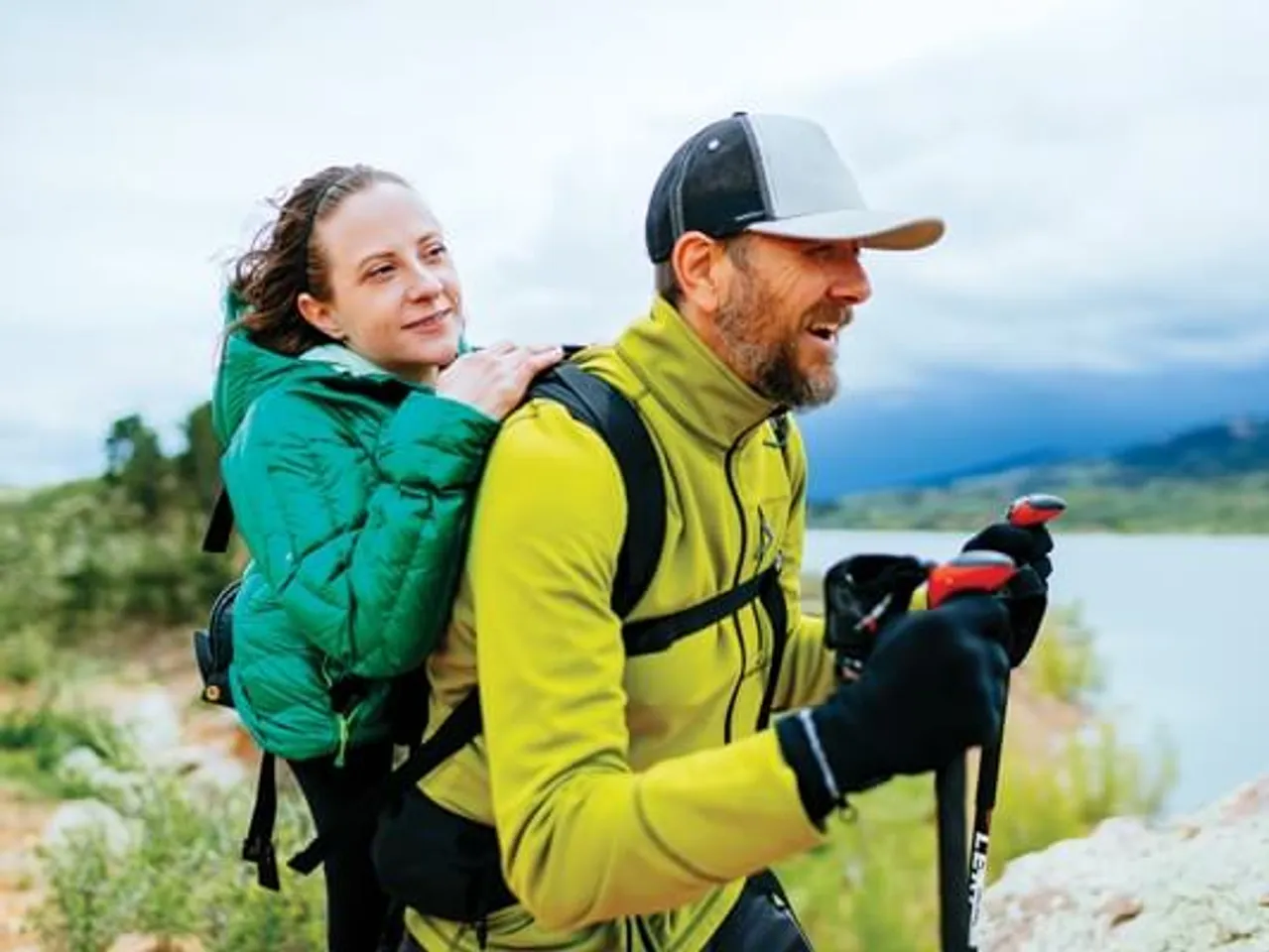 She Can't Walk, He Can't See. Together, They Make A Great Hiking Team