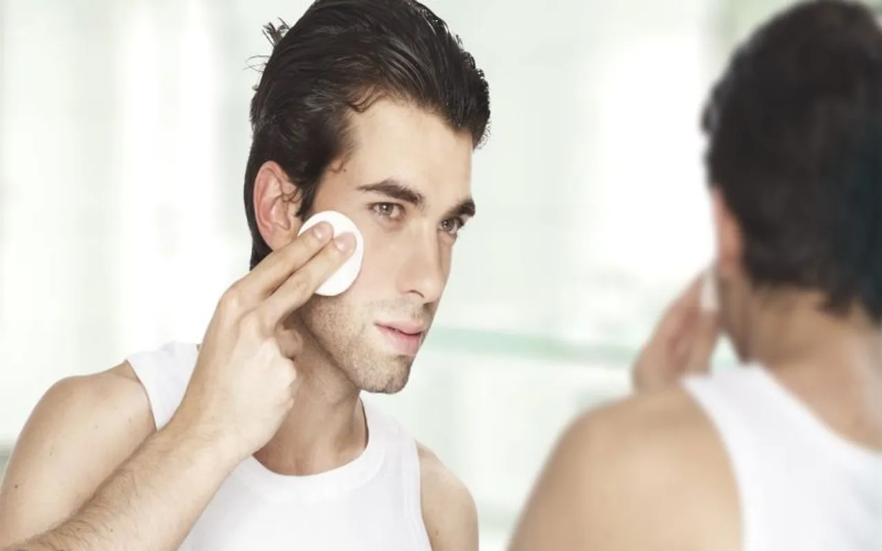 Men's youthful skin