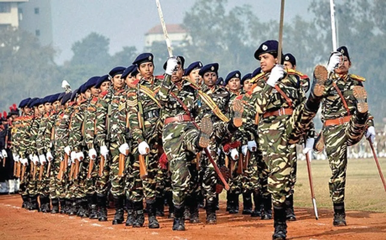 indian army women armed, command posts non combat services forces