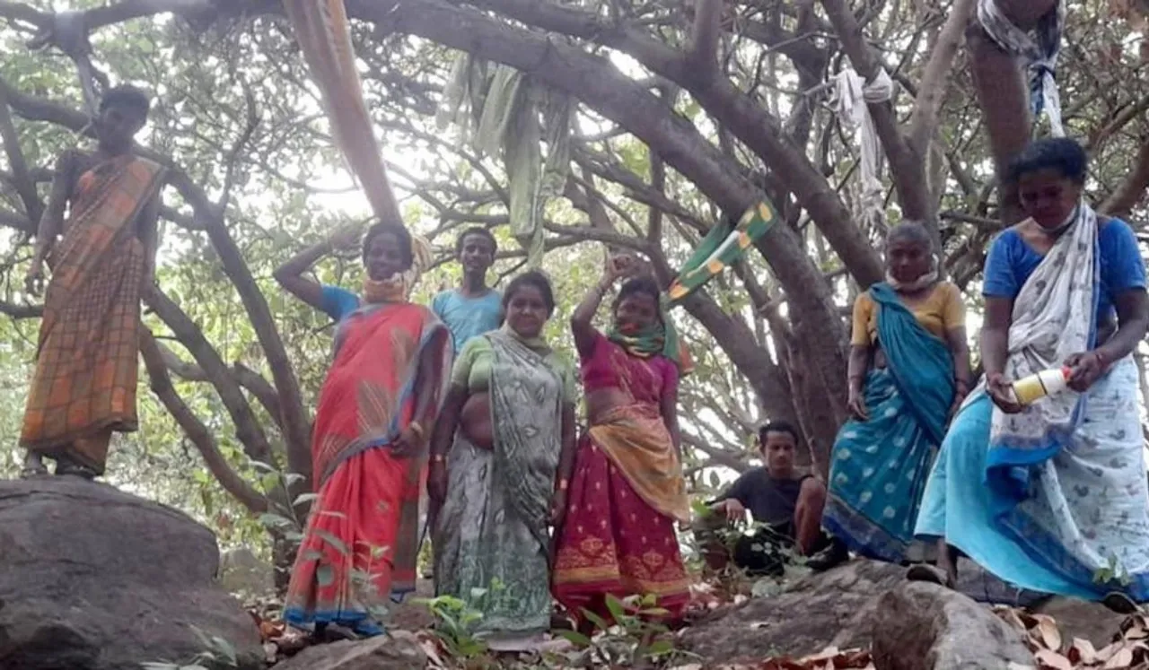 Andhra Pradesh: Tribal Women Stage 'Mock Suicide' Protest Over Cashew Crop Destruction