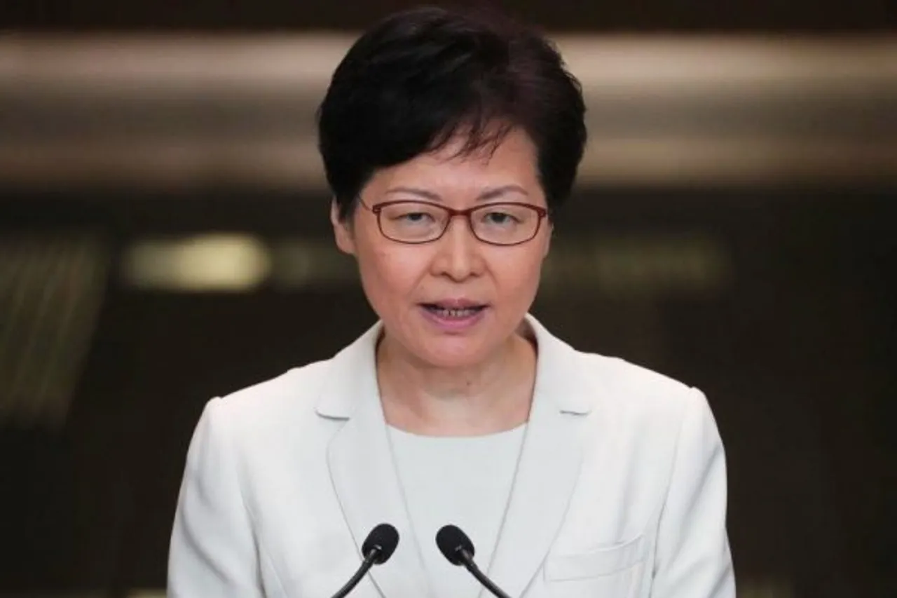 WEF 2020: Carrie Lam Defends Government Action Against Hong Kong Protests