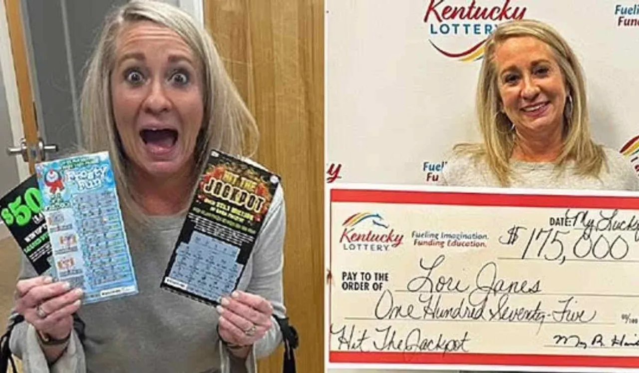 Woman Wins Lottery In Holiday Gift Exchange