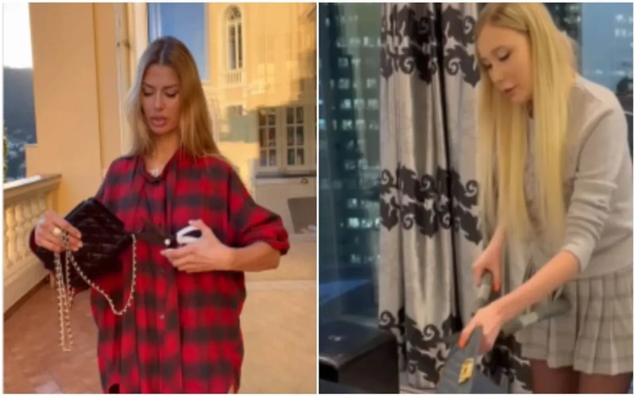 russian influencers cutting up chanel