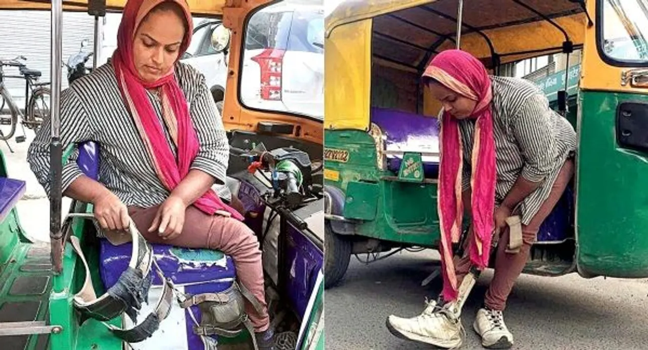 Ankita Shah: First Specially-Abled Woman Auto Driver Of Ahmedabad