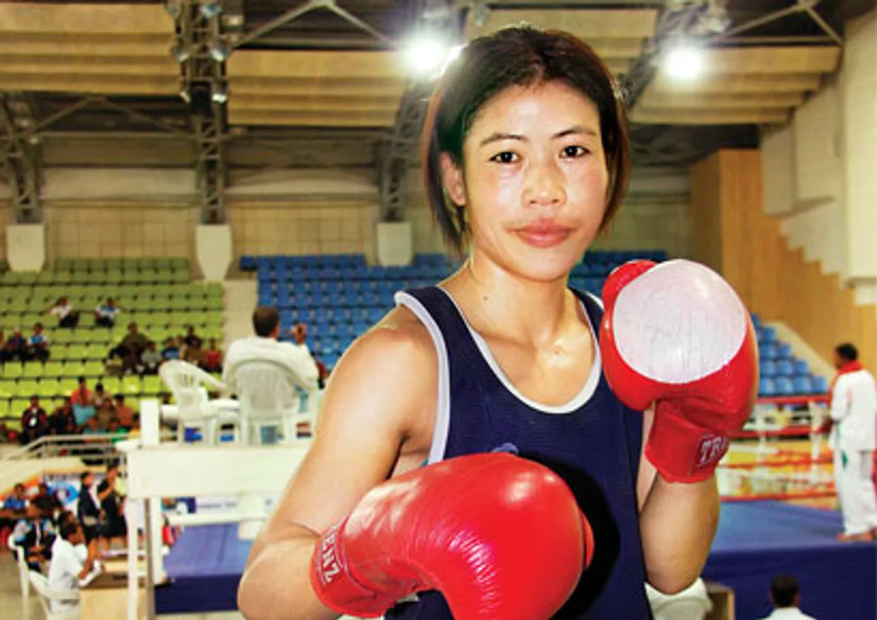 Mary Kom's First accolade in her Maiden tournament
