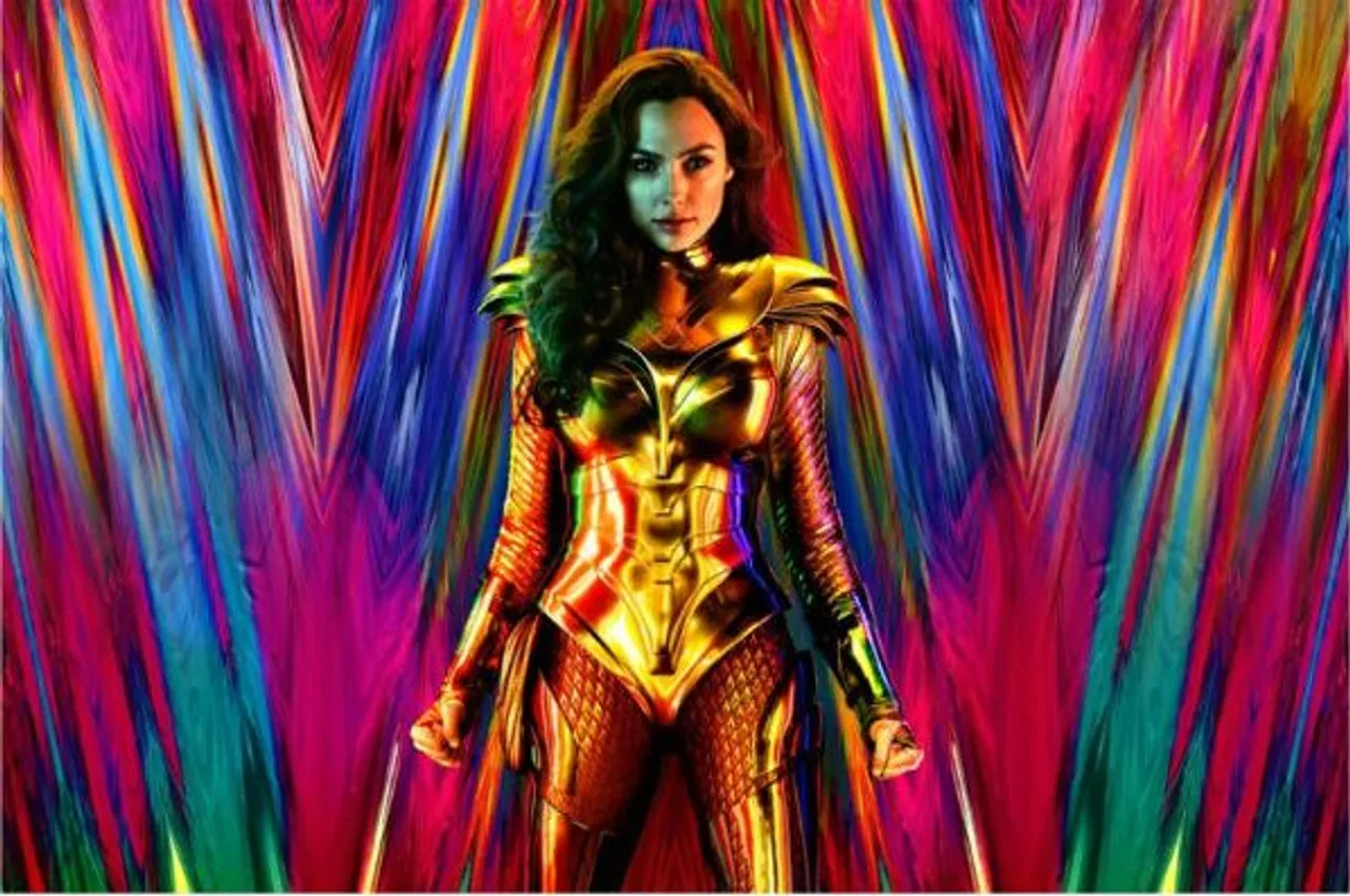 Golden Suited Gal Gadot's Look Revealed In Wonder Woman 1984 Poster