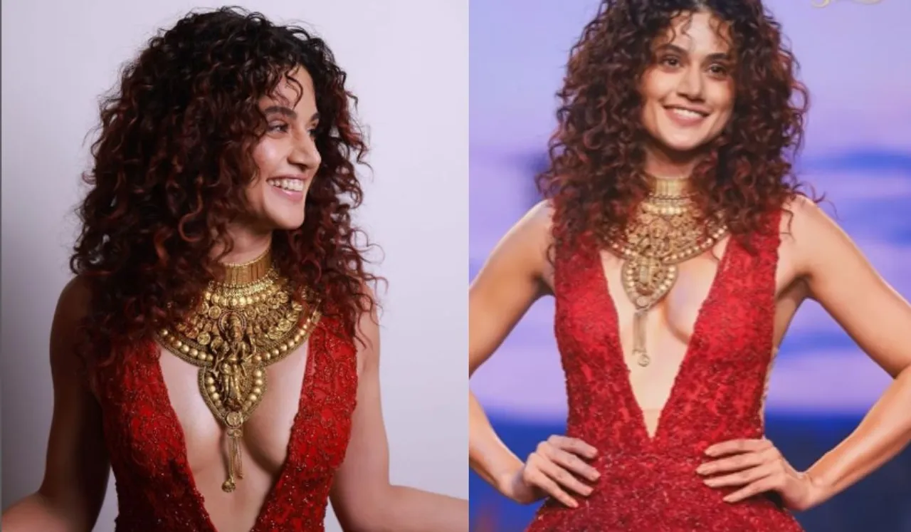 Taapsee Pannu Criticised For Wearing Temple Jewellery: Can We Stop Policing Women's Fashion?
