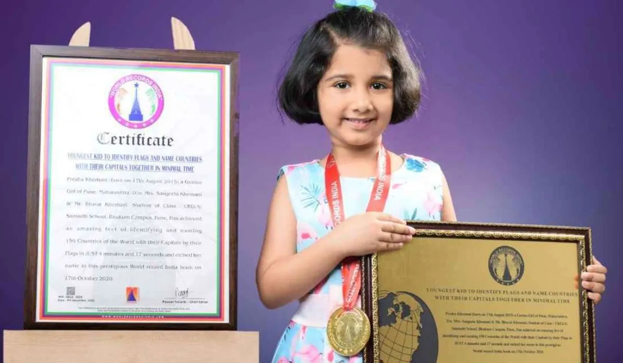 Meet Presha Khemani: 5-Year-Old Who Set World Record In Naming Countries, Flags & Capitals