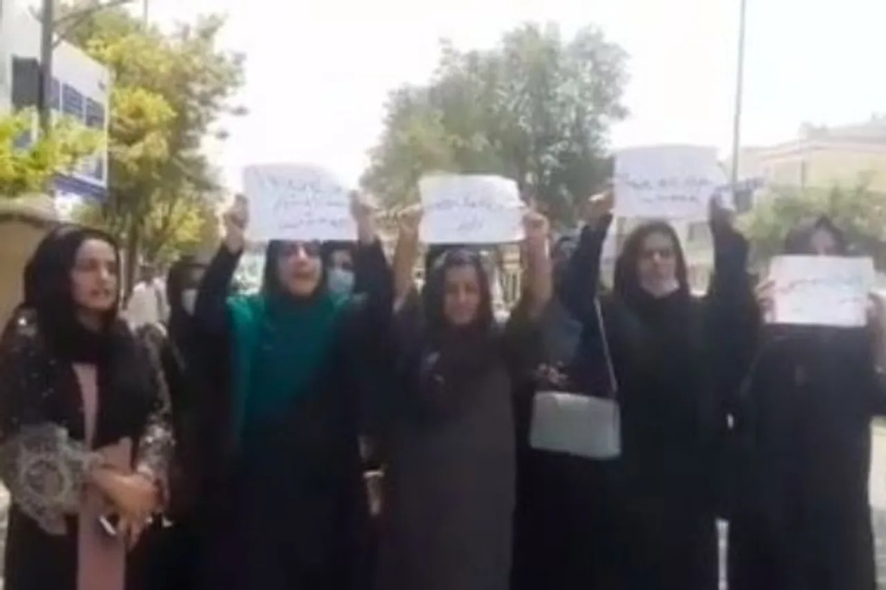 women under taliban ,Afghan Women Protest
