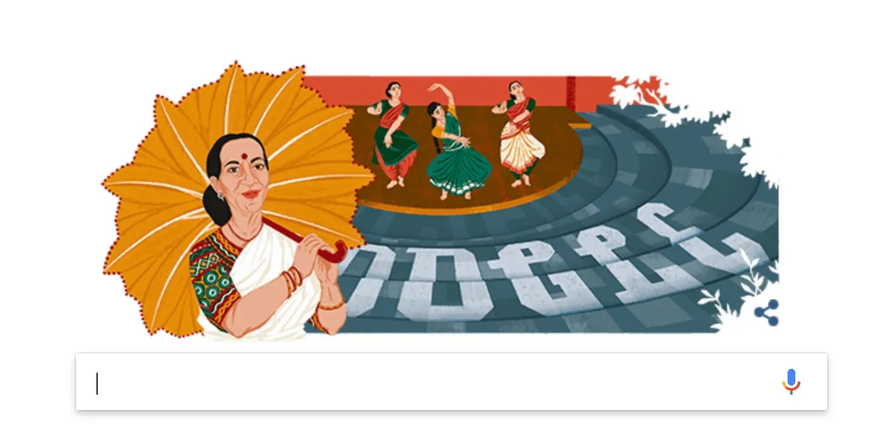 Mrinalini Sarabhai Google Doodle