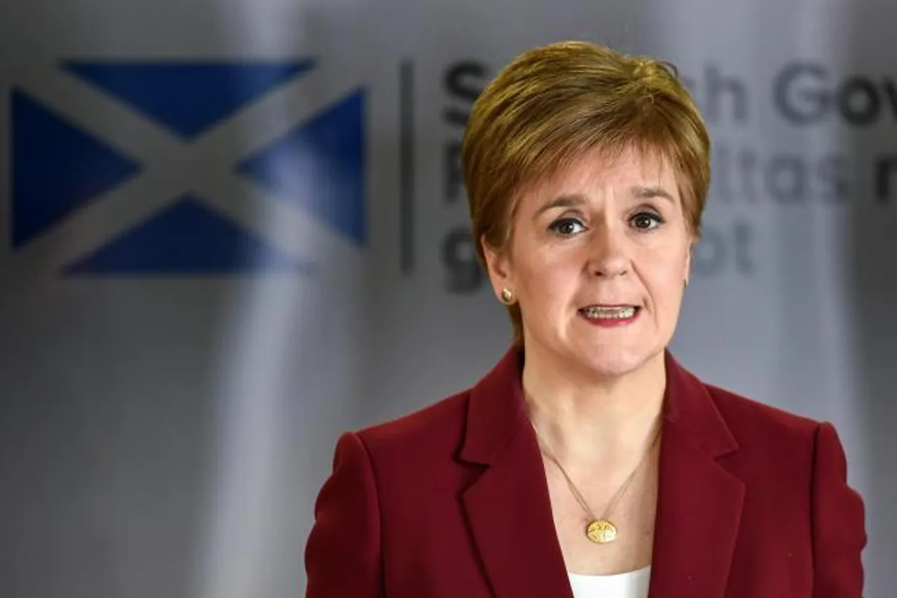 Nicola Sturgeon Mask, free sanitary products Scotland, free sanitary supplies Scotland, Nicola Sturgeon, Women Politicians