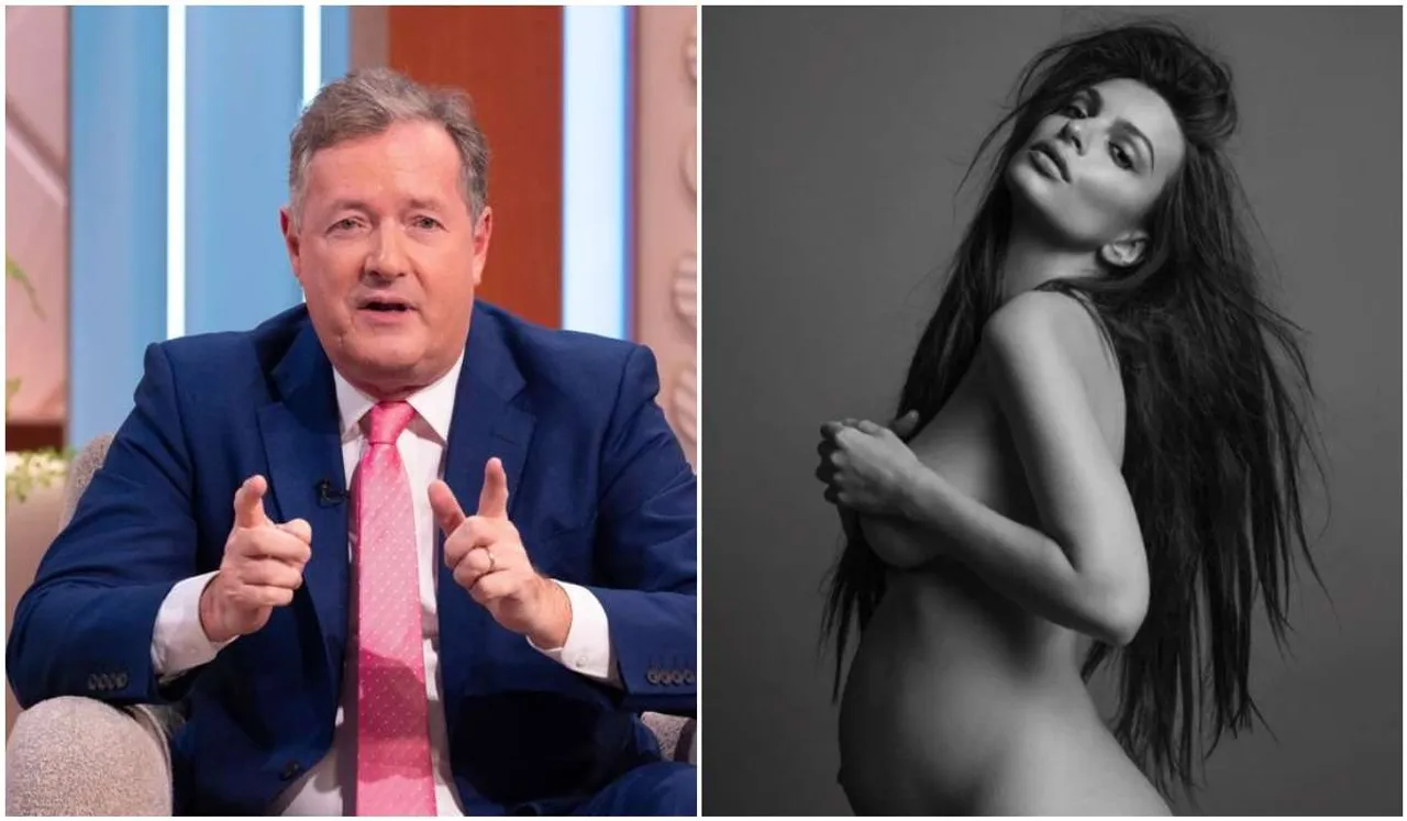 Journalist Piers Morgan Takes A Potshot At Emily Ratajkowski's Nude Pregnancy Shoot