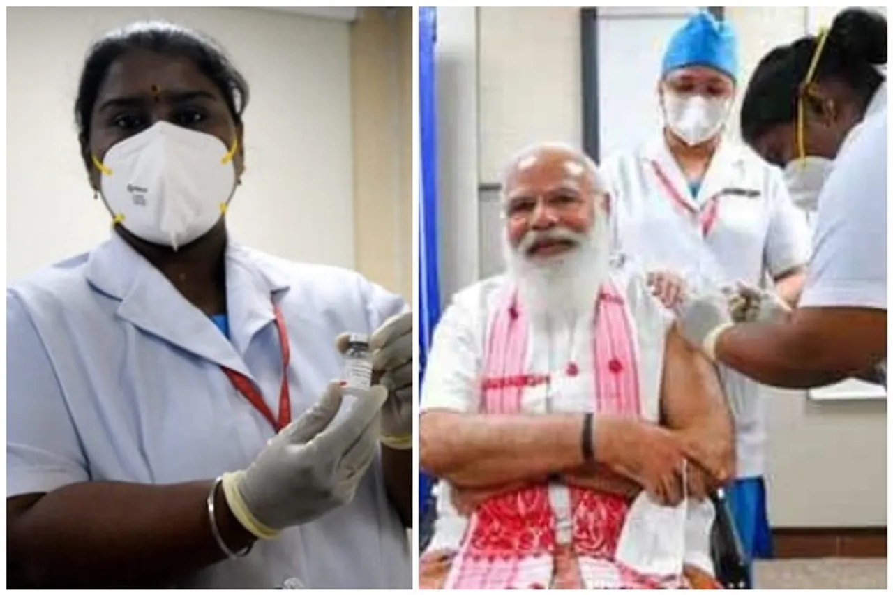 Laga Bhi Diya Aur Pata Bhi Nahin Chala, PM Modi Told AIIMS Nurse After Vaccination