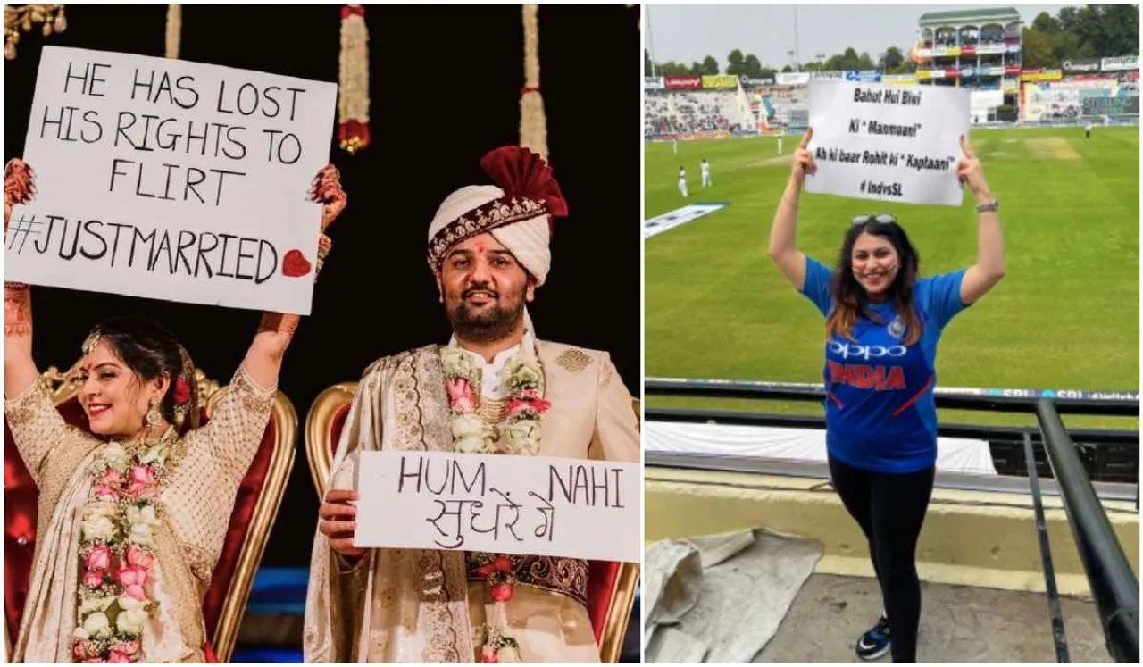 Viral Placard Trends: Are They Funny Or Just Plain Sexist?