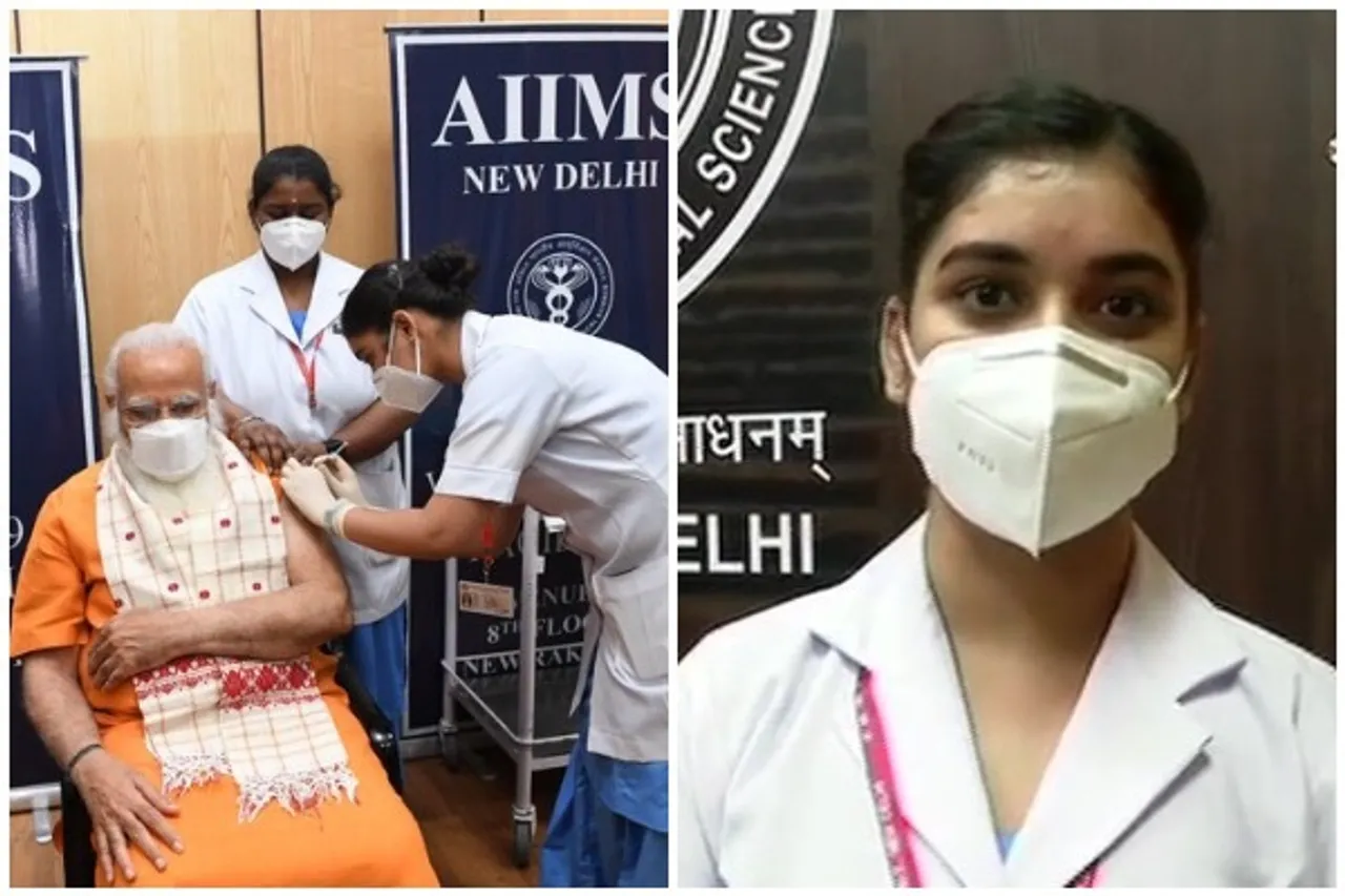 Nurse who vaccinated PM Modi