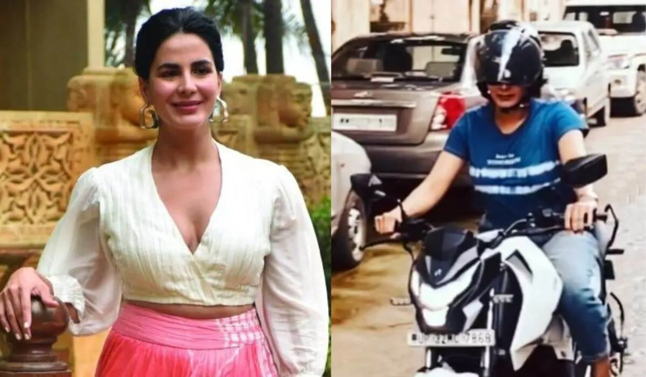 Kirti Kulhari Rides Bikes