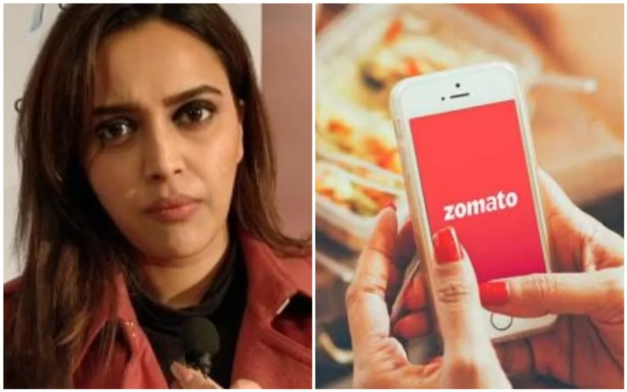 Swara Bhasker Zomato