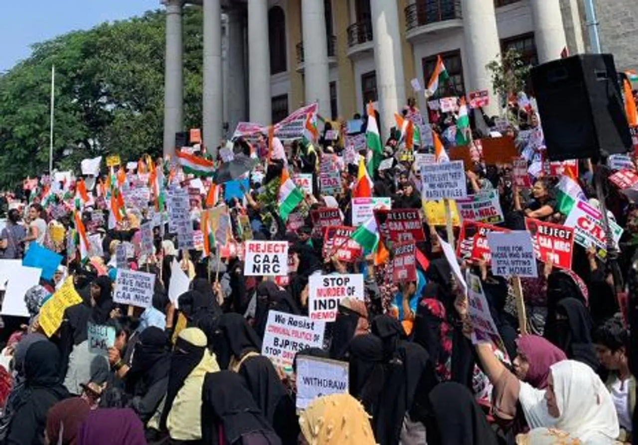 Women Protest Bengaluru
