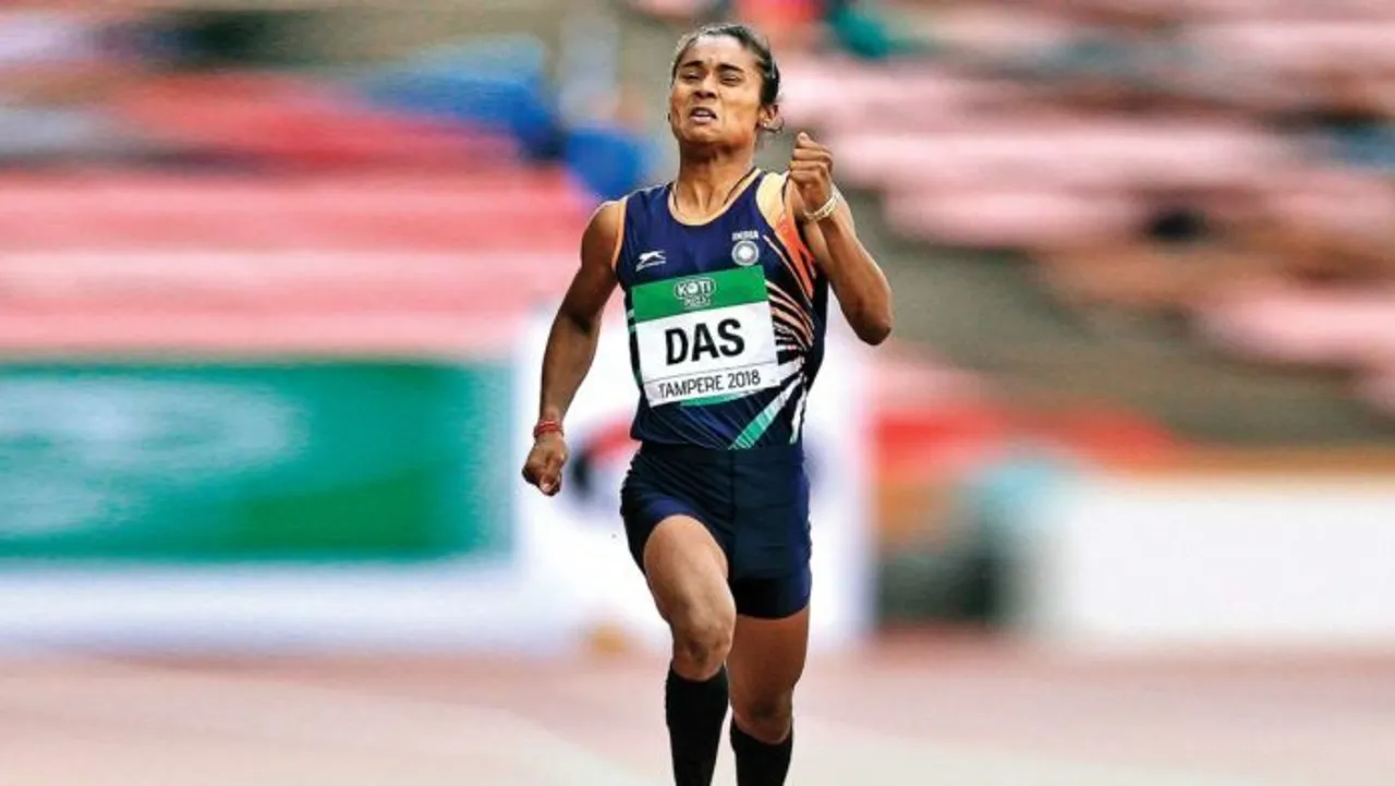 Hima Das tests COVID positive, Hima Das wins gold ,HIma Das DSP