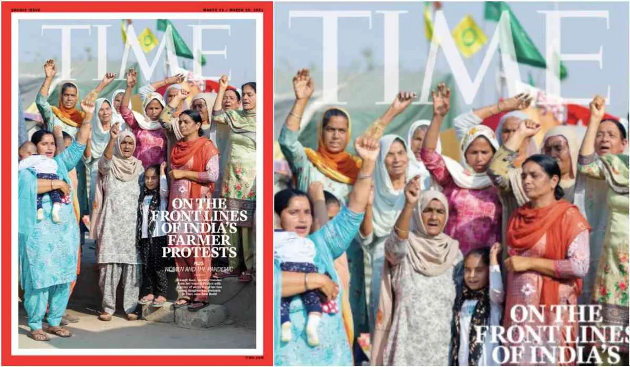 women farmers on time cover