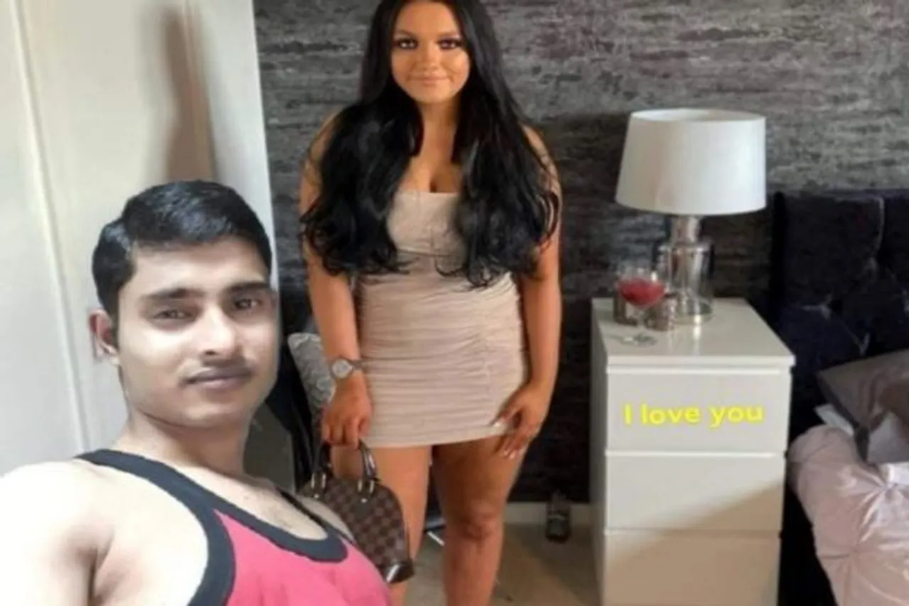 Indian Man photoshopped UK woman