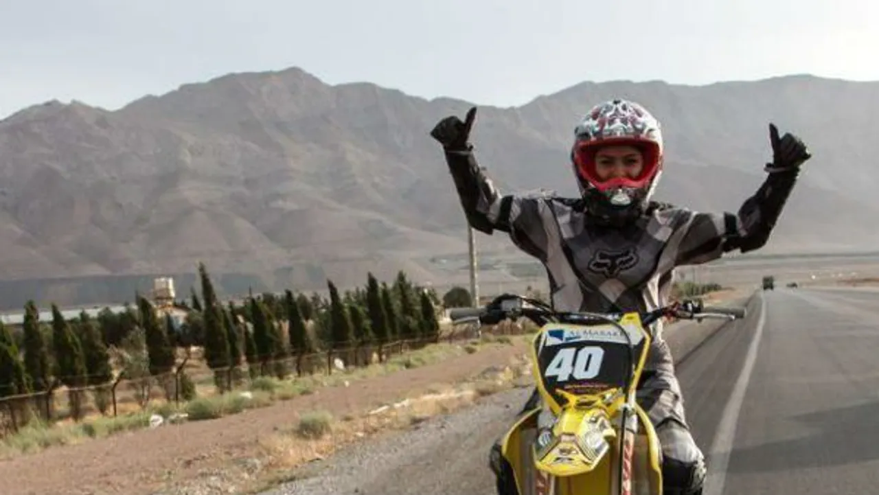 Behnaz Shafiei, Female Biker in Iran