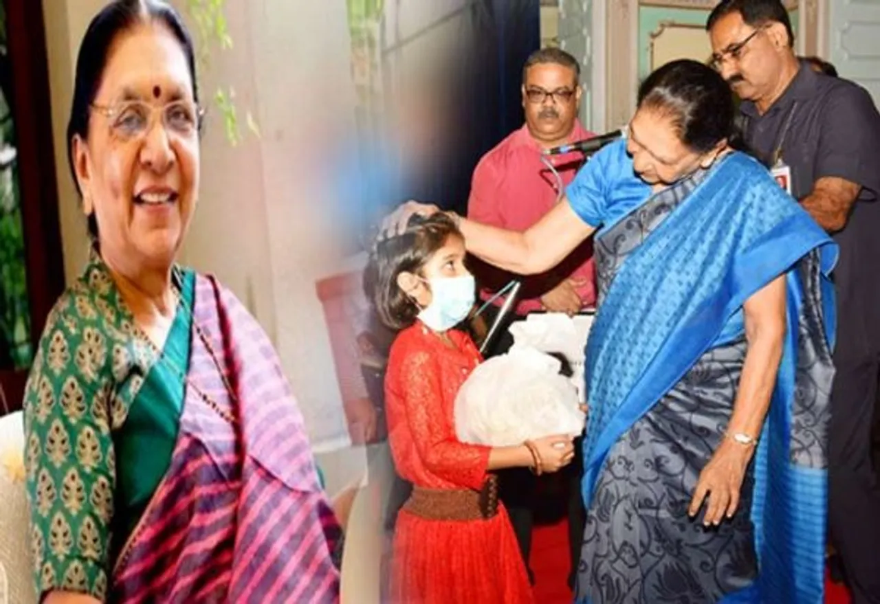 Anandiben Patel Adopts Girl