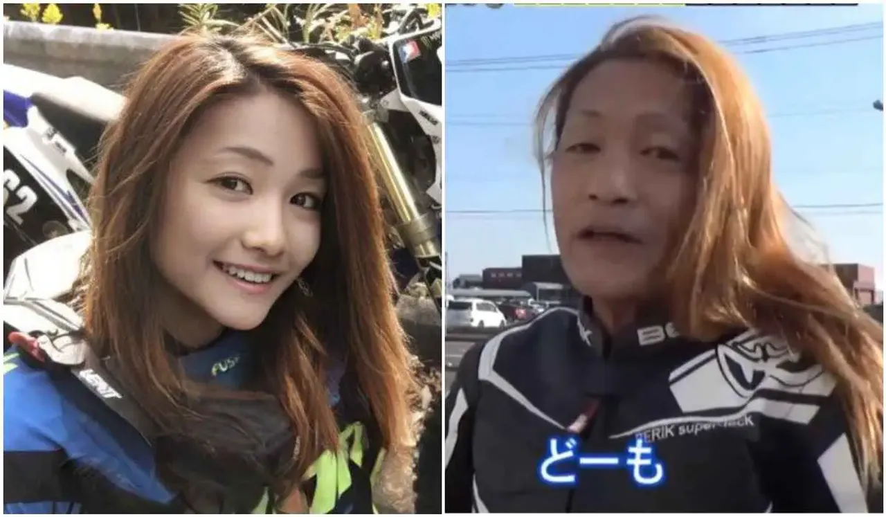 How FaceApp Turned This 50-Year-Old Japanese Man Into A 'Biker Chick' Influencer