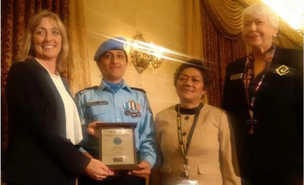 Jammu and Kashmir Police officer wins the International Female Peacekeeper Award   