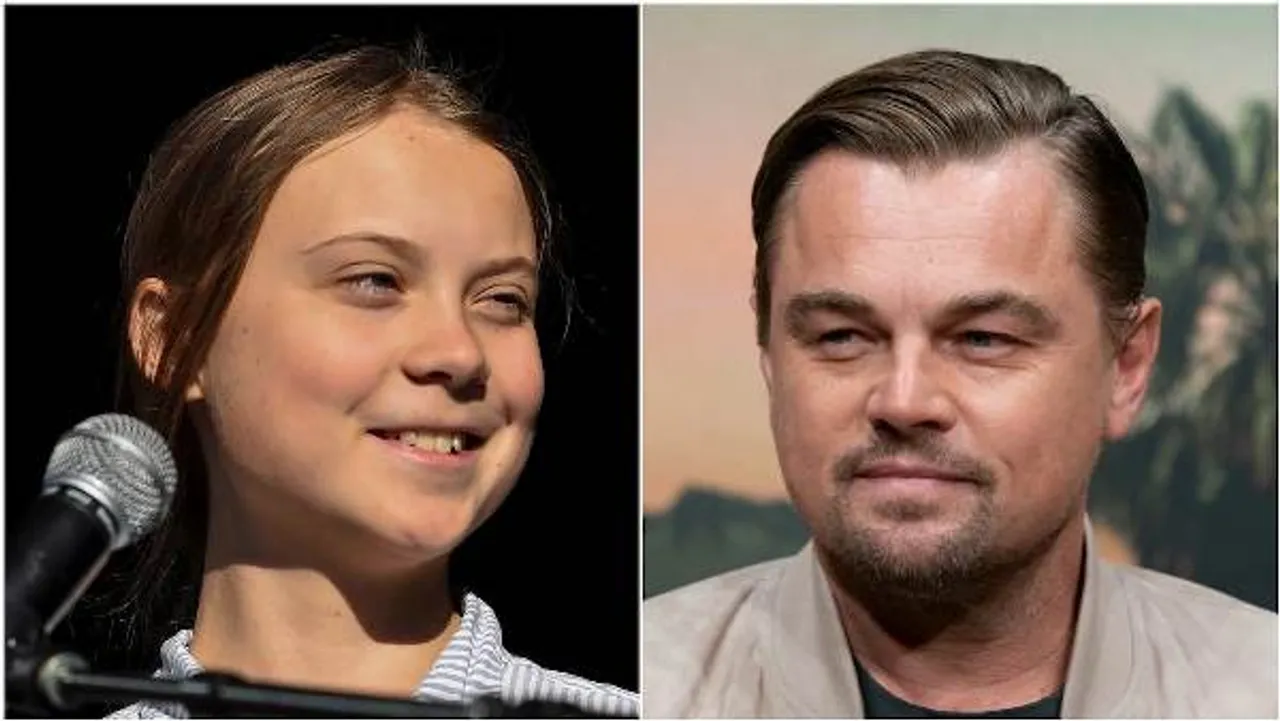 Leonardo DiCaprio meets Greta Thunberg