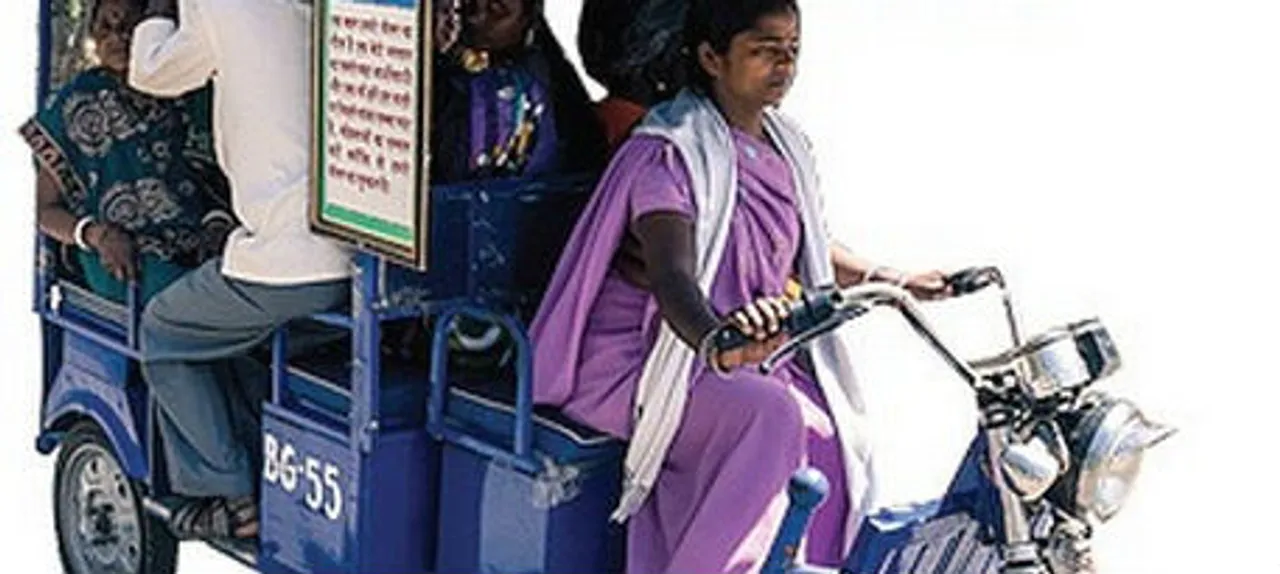 Women driven e rickshaws