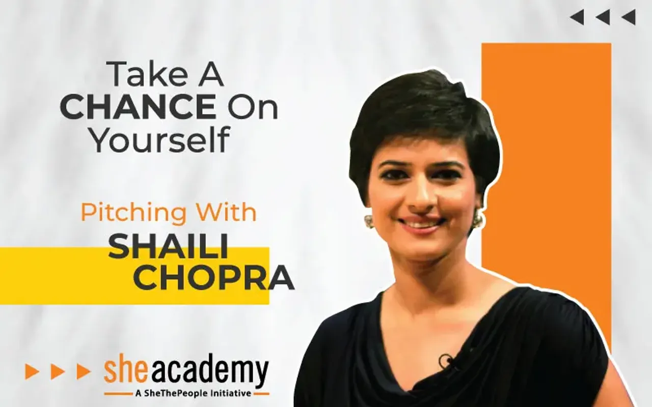 pitching with shaili chopra