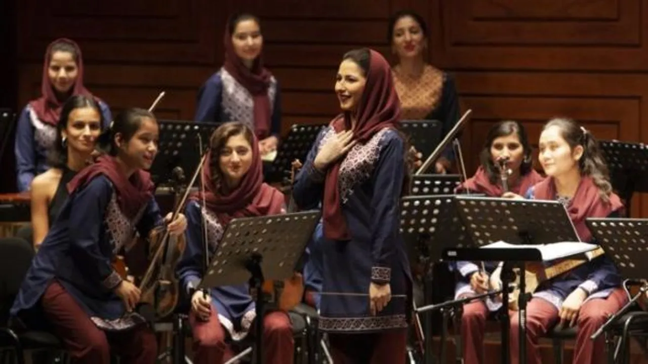 Afghan woman musicians