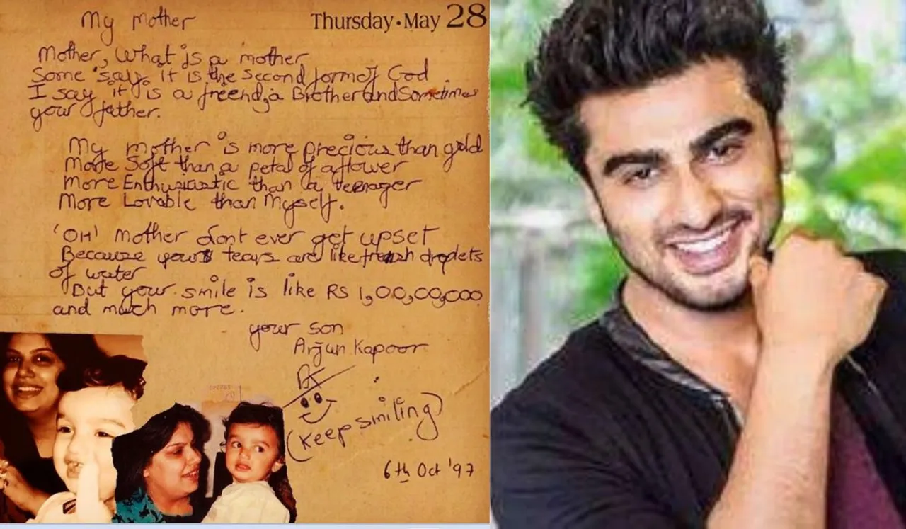 Arjun Kapoor Pays Tribute To Late Mother