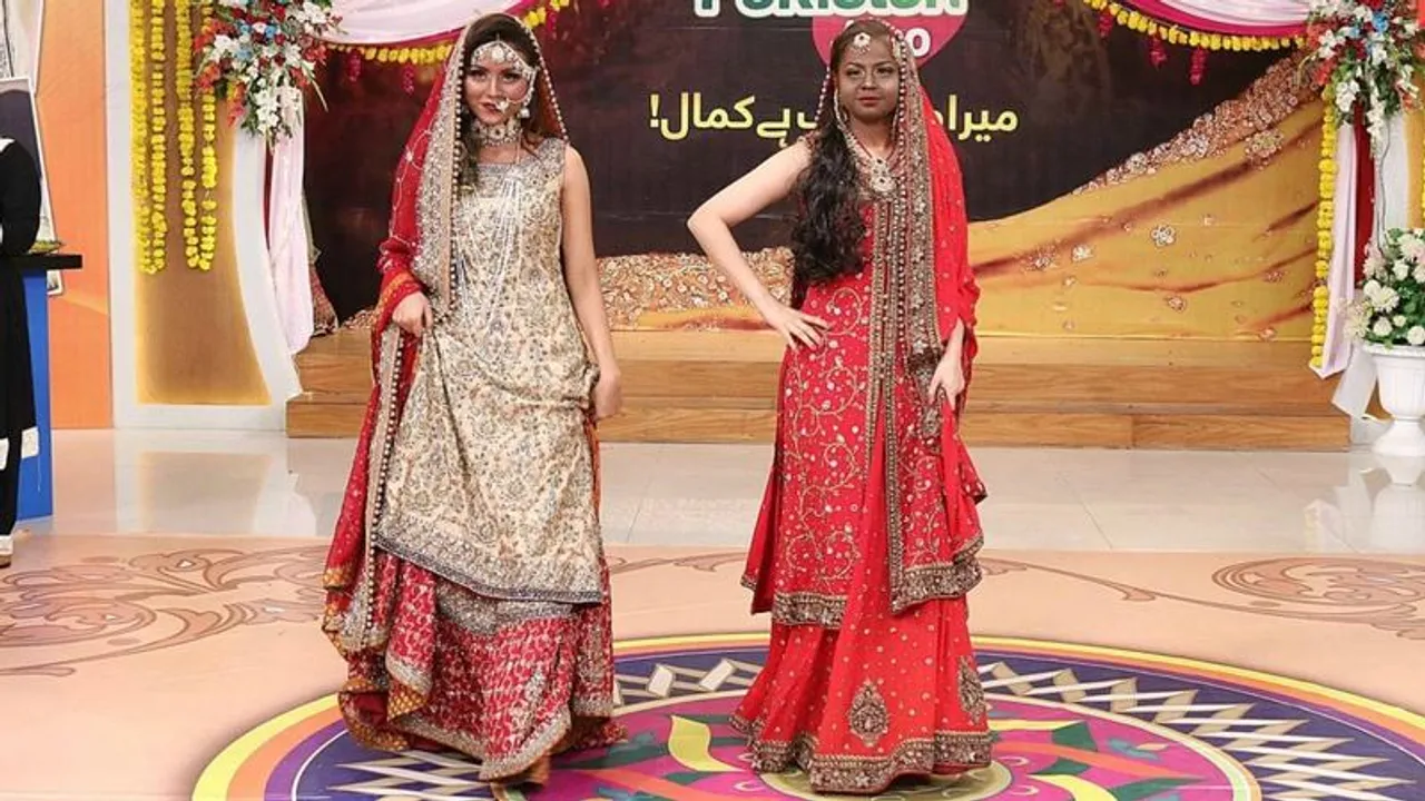 Pakistani Show Painted Fair Models With Dark Tone For Beauty Segment