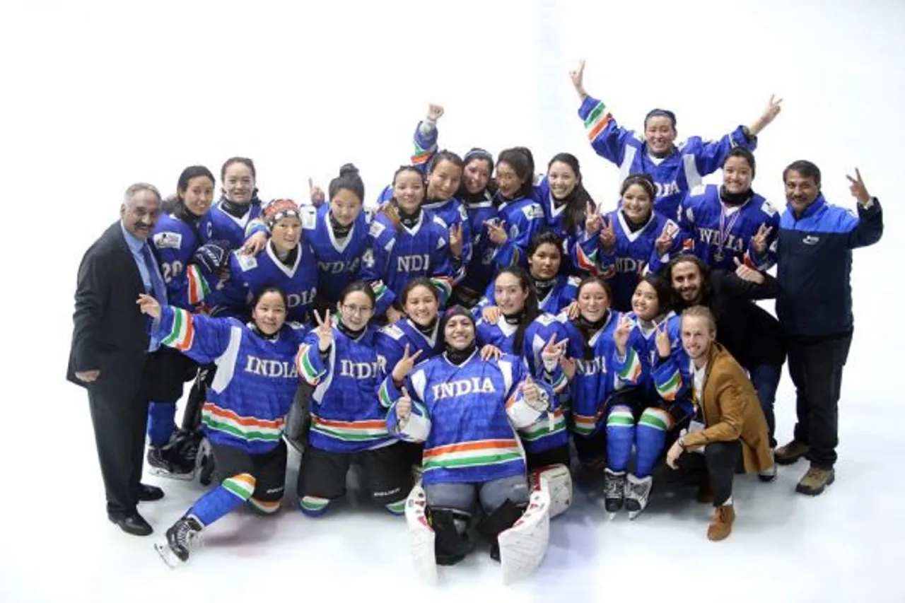 How Indian Women's Ice Hockey Team Broke Barriers And Surged Ahead