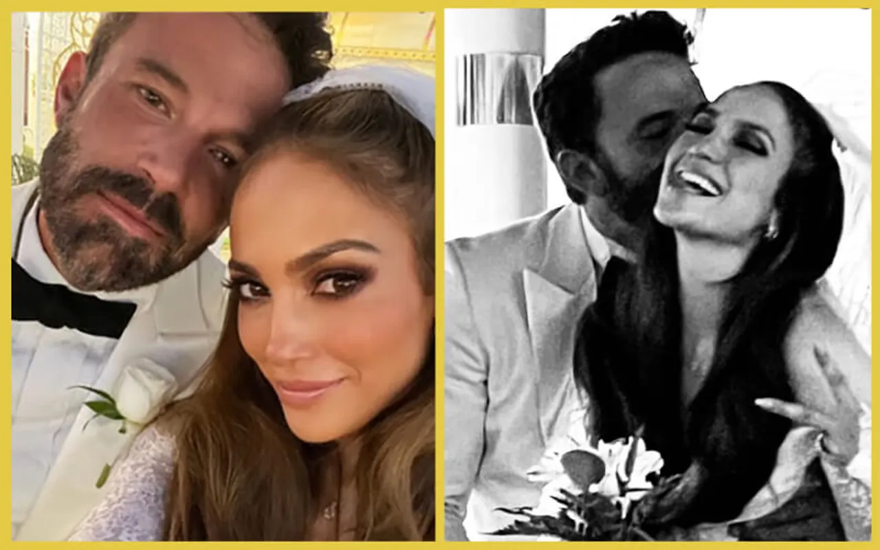 Jennifer Lopez Wedding Dress, Jennifer Lopez marries Ben Affleck